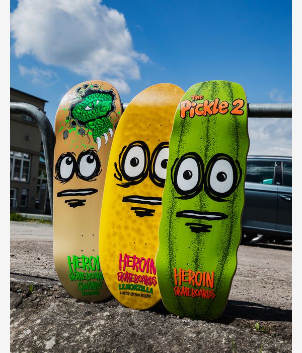 Heroin Skateboards Swampy Egg 11" Skateboard Deck (multi)
