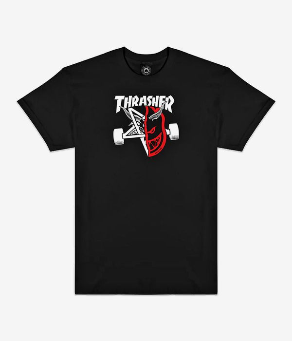 Thrasher x Spitfire Thrash & Burn T-Shirt (black)
