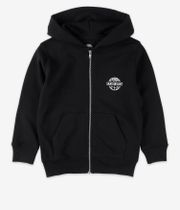 skatedeluxe World Zip-Sweatshirt avec capuchon kids (black)
