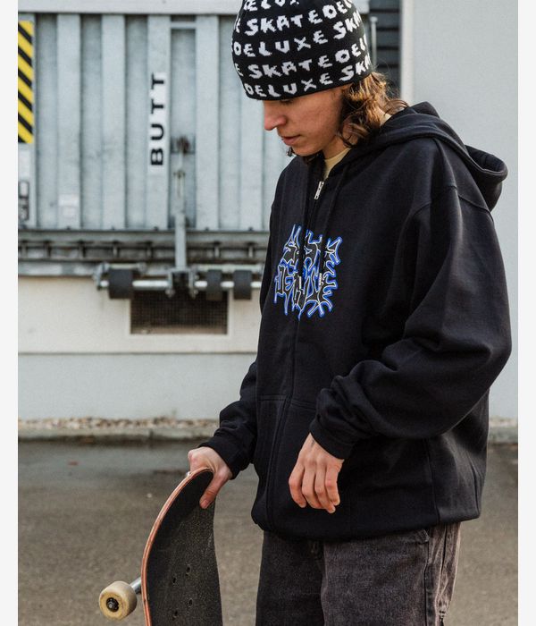 skatedeluxe Stroke Organic Zip-Hoodie (black)