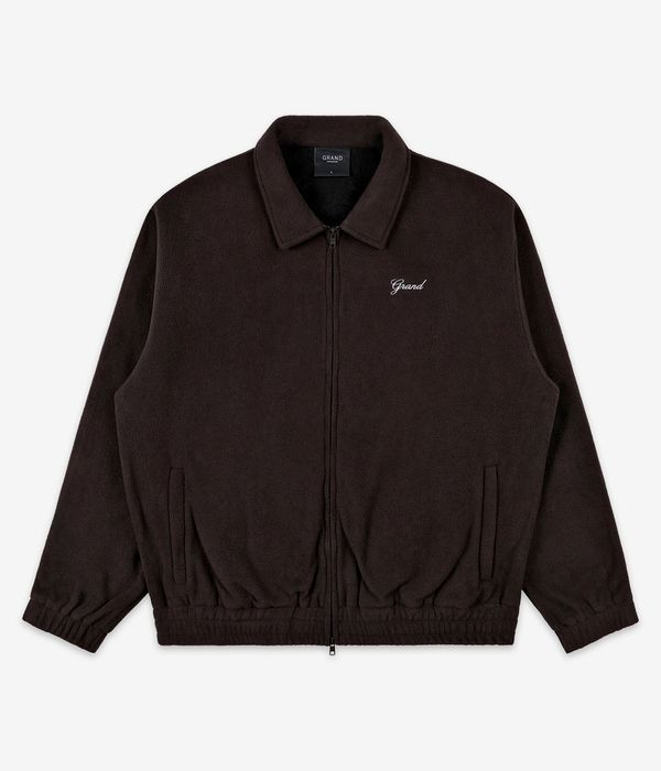 Grand Collection Polar Fleece Veste (espresso)