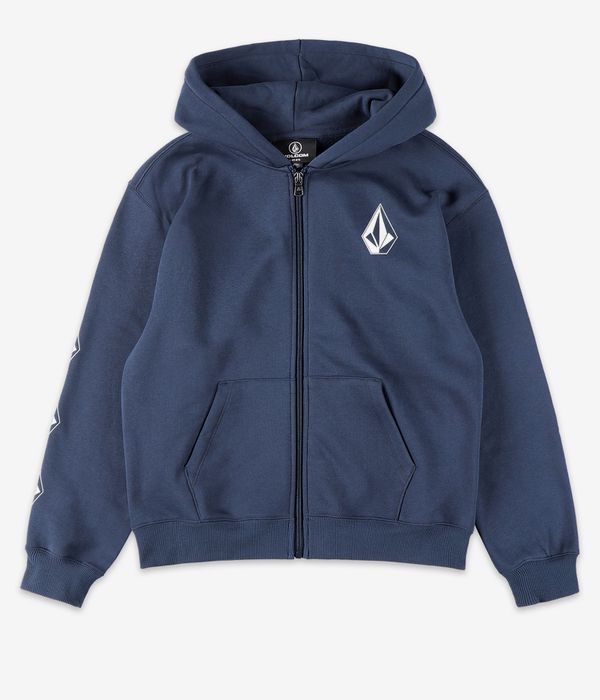 Volcom Iconic Stone Gid Zip-Hoodie kids (dust bowl indigo)