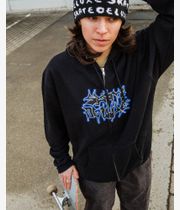 skatedeluxe Stroke Organic Zip-Hoodie (black)