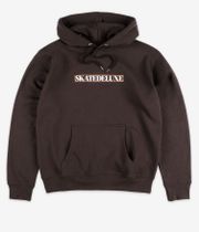 skatedeluxe Square Organic sweat à capuche (dark brown)