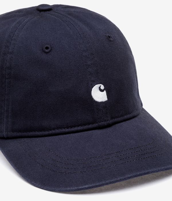 Carhartt WIP Madison Logo Cap (dark navy white)