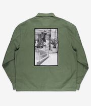 Vans Skate Atiba Haze Military Overshirt Shirt (pine forest)