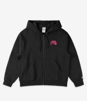 Nike SB SSNL GFX 2 Zip-Hoodie (black white)