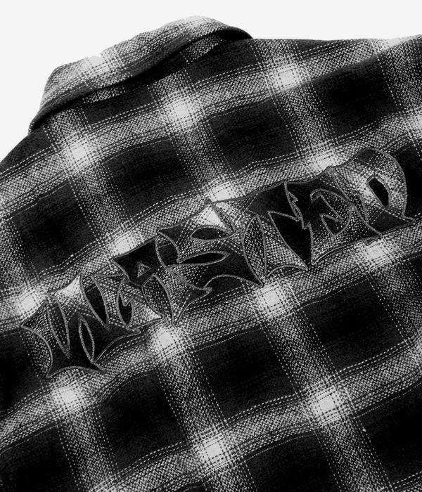 Wasted Paris Zip Shadow Method Shirt (black off white)