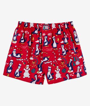 Lousy Livin Pinguins Boxershorts (red)