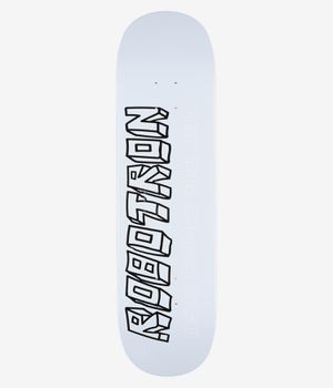 Robotron Boring Graphic 8.375" Skateboard Deck (white)