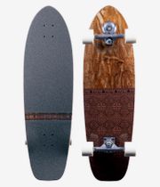 YOW Teahupoo 34" (86,4cm) Surfskate Cruiser (brown 25)