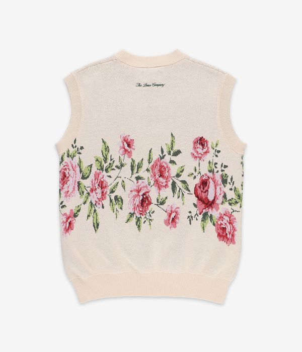 The Loose Company Flower Knitted Vest (cream)