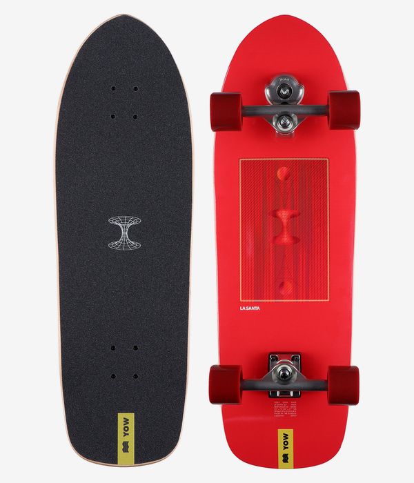 YOW La Santa 33" (83,8cm) Surfskate Cruiser 2024 (red)
