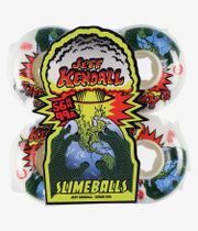 Santa Cruz Kendall End Of The World Reissue Chubbies Slime Balls Rollen (white) 56 mm 99A 4er Pack