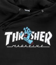 Thrasher x Santa Cruz Screaming Logo Hoodie (black)
