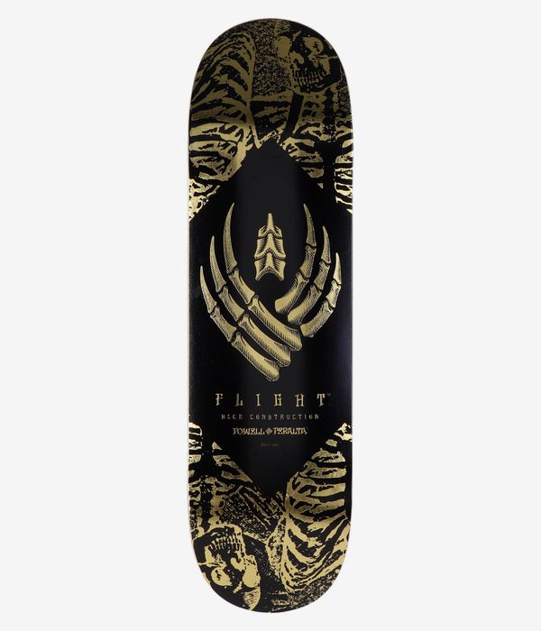 Powell-Peralta Skeleton Flight Shape 244W 8.63" Planche de skateboard (gold)