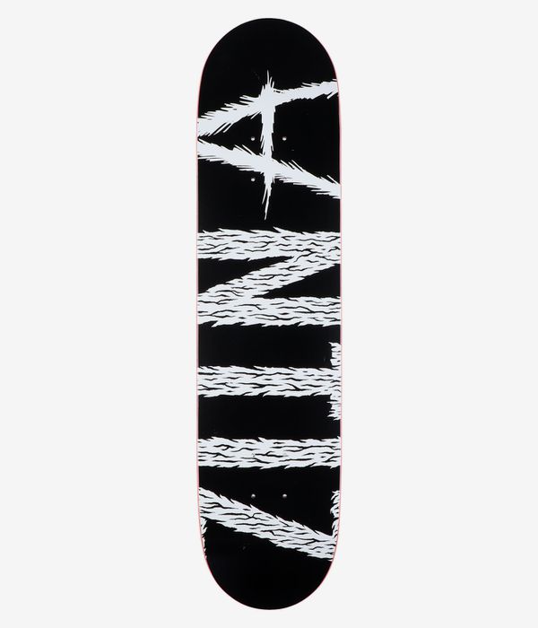 Antiz Big Script 7.5" Skateboard Deck (full black)