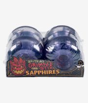 Spitfire x Grimple Stix Grimple Dust Sapphires Radial Ruedas (clear silver glitter) 56 mm 90A Pack d