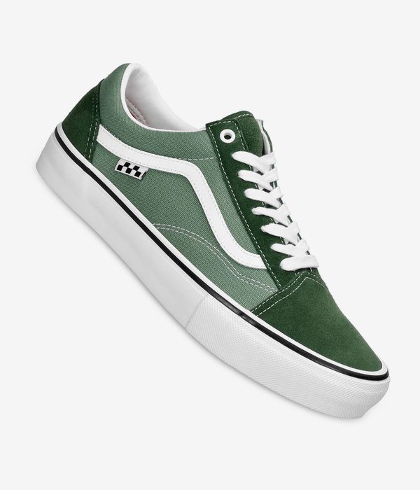 Shop Vans Old Skool Shoes (dk green) online | skatedeluxe