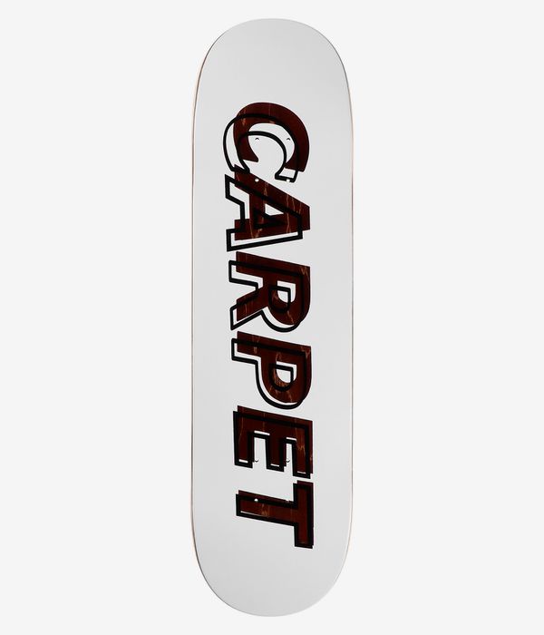 Carpet Company Misprint 8.5" Skateboard Deck (white)