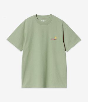 Carhartt WIP American Script Organic T-Shirt (pale olive)