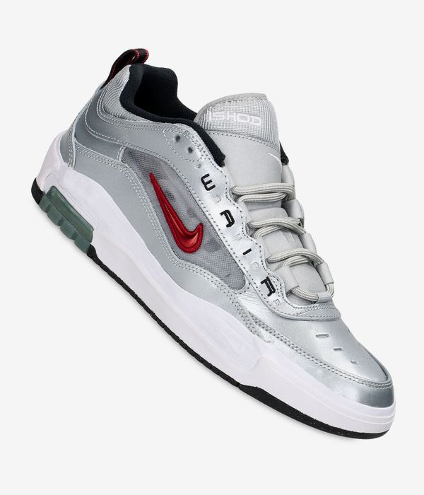 Nike SB Air Max Ishod 2 Scarpa (metallic silver versity red)