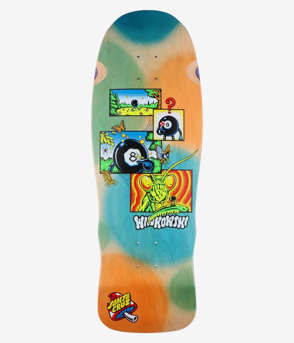 Santa Cruz Winkowski 8Baller Comic Shaped 10.35" Skateboard Deck (multi)