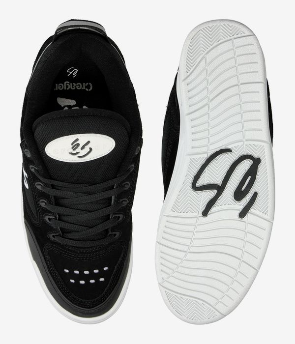 éS Creager Schuh (black white white)