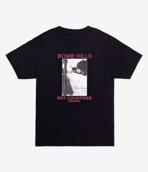 GX1000 Bomb Hills T-shirt (black burgundy)