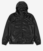 Wasted Paris Kingdom Faux Leather Windbreaker Jacke (black)