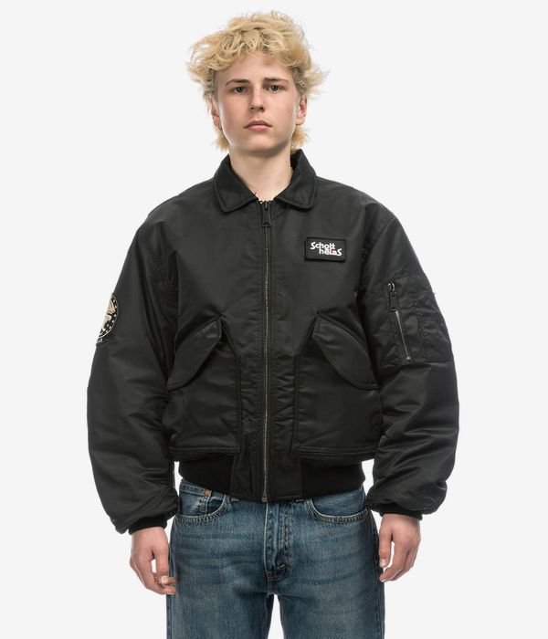 Hélas x Schott Bomber Jacket (black)