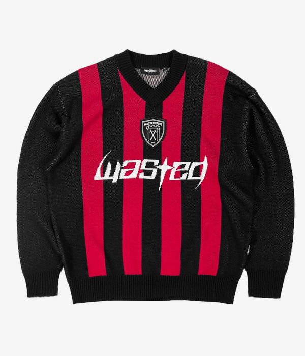 Wasted Paris Blade Sweatshirt (black fire red)