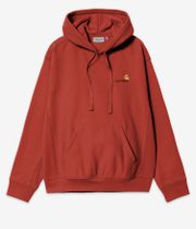 Carhartt WIP American Script Hoodie (oxide red)