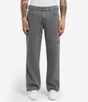 Dickies Double Knee Loose Straight Jeans (grey wash tinted)