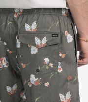 RVCA Barnes Elastic 17 Boardshorts (black floral print)