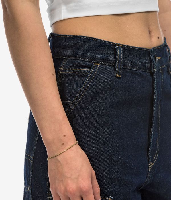 Carhartt WIP W' Brandon Double Knee Pant Smith Jeans women (blue rinsed)