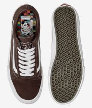 Vans Skate Old Skool Shoes (nick michel brown white)
