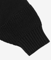 Yardsale Phantasy Knitted Full Zip Sweatshirt (black)