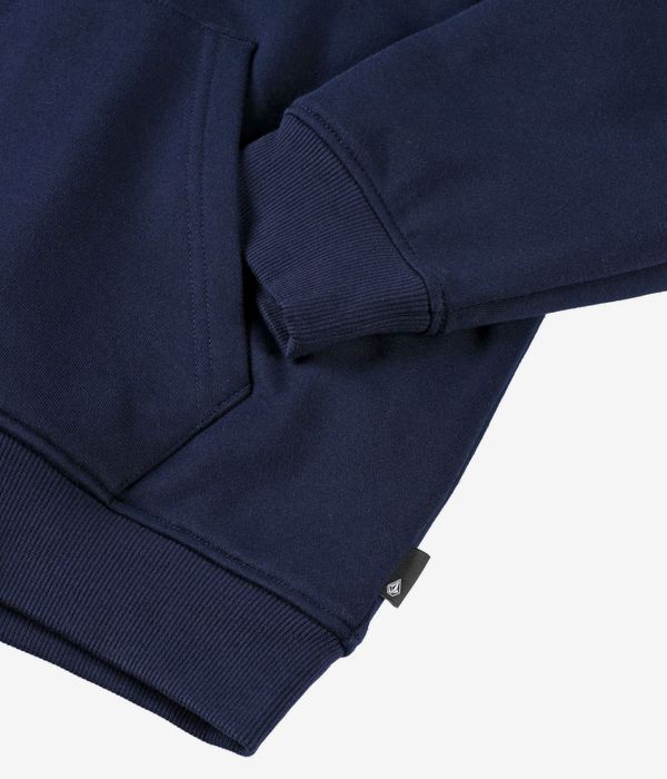 Volcom Single Stone Lined Zip-Sweatshirt avec capuchon (marine)