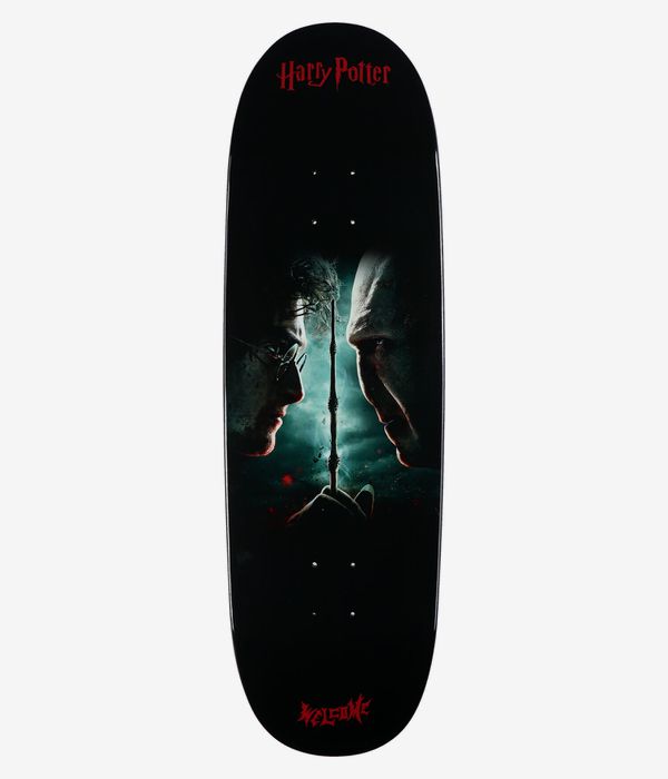 Welcome x Harry Potter Finale 9.5" Skateboard Deck (black dip)