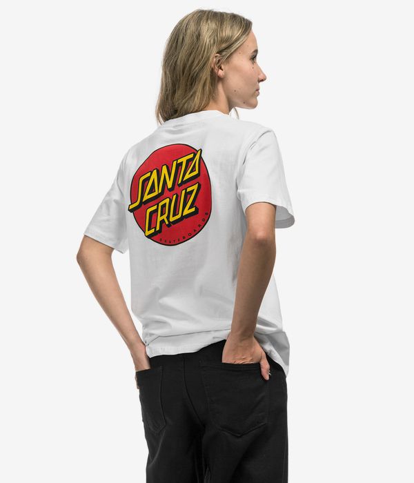 Santa Cruz Classic Dot Chest T-Shirt women (white)