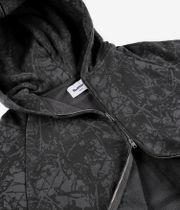 Butter Goods Woods Camo Zip-Hoodie (washed black)
