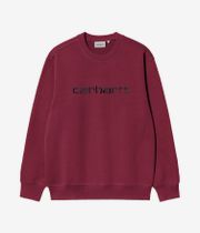 Carhartt WIP Basic Sweatshirt (scarlet graphite)
