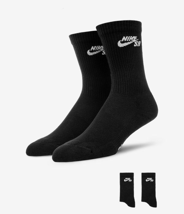 Nike SB ED ELVD Chaussettes EU 35-49,5 (black) 3 Pack