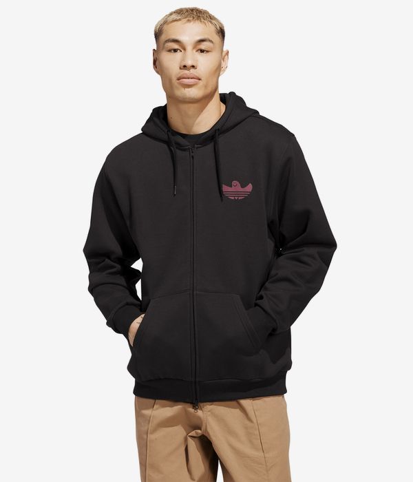adidas Shmoo G Zip-Hoodie (black shadow red)