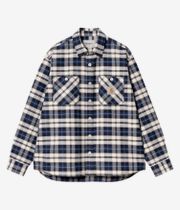 Carhartt WIP Tarbell Oxford Shirt (check dark navy white)
