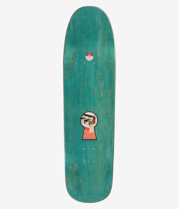 Polar Halberg Keyhole 1991 Jr. 8.65" Skateboard Deck (multi)