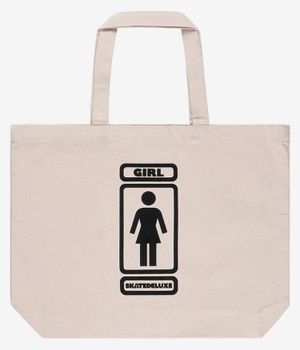 skatedeluxe x Girl Tote Borsa (white black)