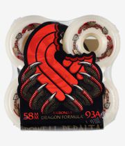 Powell-Peralta Dragons Ratbone II Symmetrical Narrow Ride Wheels (offwhite) 58 mm 93A 4 Pack