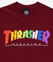 Thrasher Rainbow Mag T-Shirt (maroon)